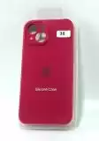 Чохол iPhone 15Plus Silicon Case original FULL Camera №35 rose red (4you)