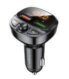 FM модулятор 4you Smart X1 (QC3, 5V/3A, 18W, 2USB, MP3, bt 5.0, Гарантия 12мес)  (от 5шт - 5%)