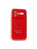 Чохол iPhone 17Pro Silicon Case original FULL Camera №14 Red (4you)