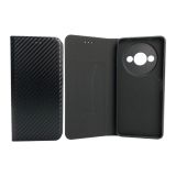 Flip Cover for Xiaomi Redmi A3 Fiber Black (4you)