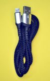 Usb-cable Micro USB 4you Humber (3A, тканина, чорний)