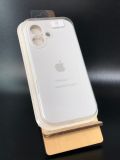 Чохол iPhone 16Plus Silicon Case original FULL Camera №9 White (4you)