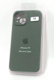 Чехол iPhone 15 Silicon Case original FULL Camera №15 marengo (4you)