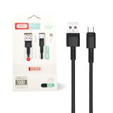 Usb-cable Micro USB XO NB-Q166 5A 1m (круглый) Black