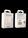 CЗУ SAMSUNG PD 2в1 PD 25W (EP-TA800) + кабель Type-C-Type-C White