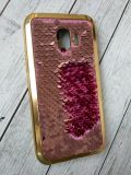 Чехол Xiaomi Mi 6x/A2 Silicon Remax Reversible Shine Case pink/bordo "Акционная цена"