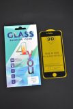 Защитное стекло iPhone 6 Full Glue 2.5D (0.3mm) Black 4you
