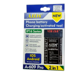 Плата активации и зарядки аккумулят.Aida A-609 Pro с цифровой индикацией (6 -17 Pro Max, Android (М)