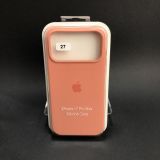 Чохол iPhone 17ProMax Silicon Case original FULL №27 peach (4you)