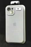 Чехол iPhone 15Plus Silicon Case original FULL Camera №26 ash (4you)
