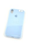 Чехол iPhone X/XS Silicon Case original FULL №5 powder blue (4you)