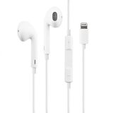 Гарнитура DENMEN DR10 (lightning, микрофон) White