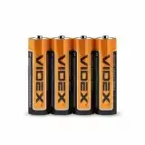 Батарейка Videx R6P AA сольова (4 в спайці, 60 в упаковці)