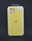 Чохол iPhone 12Pro Silicon Case original FULL Camera № 4 yellow ( 4you )