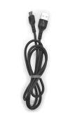 Usb-cable Micro USB 4you Skina (2.1A, TPE, чорний) (тех.пак)
