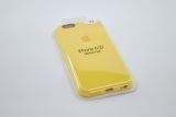 Чехол iPhone X/XS Silicon Case original FULL №4 yellow (4you) "Акционная цена"
