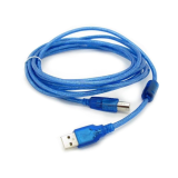 Usb-cable V3 / Ministes USB 1.5m ( Силіконовий, ферит ) Blue