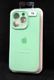 Чехол iPhone 12ProMax Silicon Case original FULL Camera №70 mint (4you)