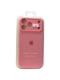 Чехол iPhone 17ProMax Silicon Case original FULL Camera №6 Light pink (4you)