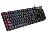 Клавиатура проводная игровая KR-6300 (с разноцветной подсветкой) Black