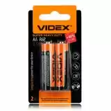 Батарейка Videx R6P AA сольова (2 на блістері, 40 в упаковці)