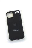 Чехол iPhone 15 Silicon Case original FULL №18 Black (4you)
