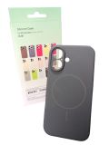 Чехол iPhone 13ProMax Silicon BEATS with MagSafe №12 Graphite Gray