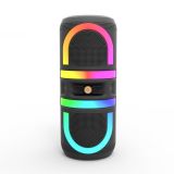 Портативная колонка MS-2048BT (USB+SD+Bluetooth+FM+LED) Black