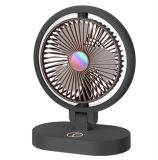 Вентилятор настільний Desktop Fan F16 (АКБ, 3 режими, 180°, MicroUSB) Black