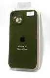 Чохол iPhone 14 Silicon Case original FULL Camera № 64 olive green ( 4you )
