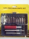 Скальпель Knife Set A-313 13 in 1 зі змінними лезами ( W )