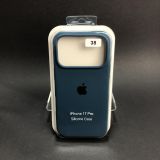 Чохол iPhone 17Pro/18Pro Silicon Case original FULL №38 blue cobalt (4you)