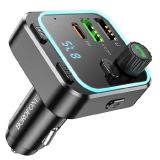 FM модулятор BOROFONE BC53 QC3.0 (Bluetooth) Black