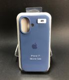 Чехол iPhone 17 Silicon Case original FULL №49 navy blue (4you)