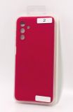 Чехол Samsung A55 Silicon Original FULL №2 Rose red (4you)