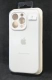 Чехол iPhone 12ProMax Silicon Case original FULL Camera №9 white (4you)
