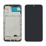 LCD Samsung A24/A245 (2023) із чорним тачскрином + корпусна рамка IPS (М)