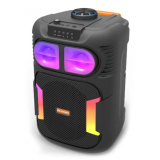 Портативна колонка MS-2065BT-W (USB+SD+Bluetooth+FM+дисплей+мікрофон) 38см*23см*23см Black