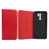 Flip Cover for Xiaomi Redmi 9 Fiber Red (4you)