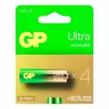 Батарейка GP 15AUETA21-2GSB4 Ultra Alkaline LR6, AA (4 у блістері, 40 в упаковці) 