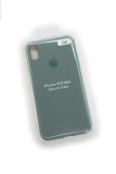 Чохол iPhone XS Max Silicon Case original FULL №68 viridian (4you) "Акційна ціна"