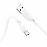 Usb-cable Micro USB HOCO X61 2.4A 1m (круглий) White