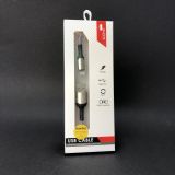 Usb-cable iPhone 5 4you Humber (3A, тканина, сірий)