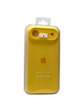 Чохол iPhone 17air Silicon Case original FULL Camera №4 yellow (4you)