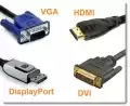 HDMI, VGA, DVI