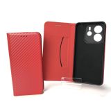 Flip Cover for Xiaomi Redmi Note 14(4G) 164mm Europe Version Fiber Red (4you)