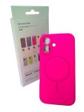 Чехол iPhone 16 Silicon BEATS with MagSafe №10 Sunrise Pink "Акционная цена"