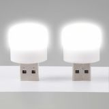 LED USB лампочка циліндрична, холодне світло (М) - Ціна Тижня!