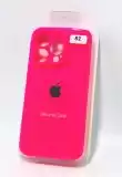 Чохол iPhone 15ProMax Silicon Case original FULL Camera №52 ultra pink (4you)