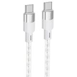 Cable Type-C/Type-C HOCO X99 60W 1m (круглий) Grey
